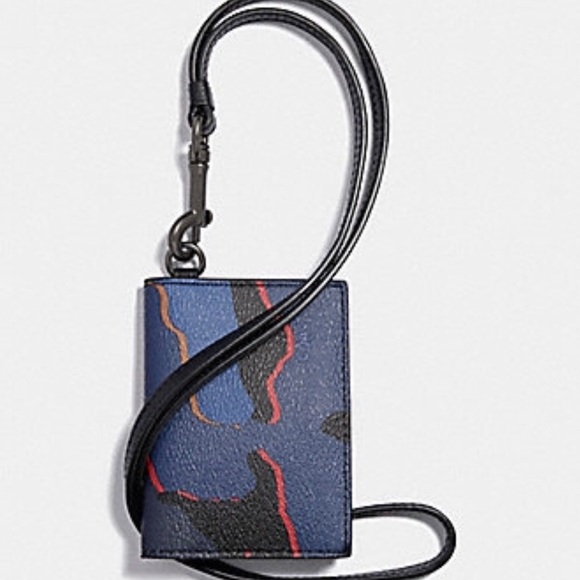 Coach Other - 🆕 Coach Camouflage Card Case ID Badge  Lanyard